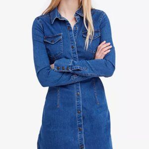 Free People - Dynomite Long-Sleeve Mini Dress